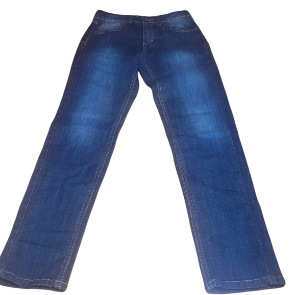 Lee blue jeans straight leg skinny fit size 14 - Picture 2 of 7